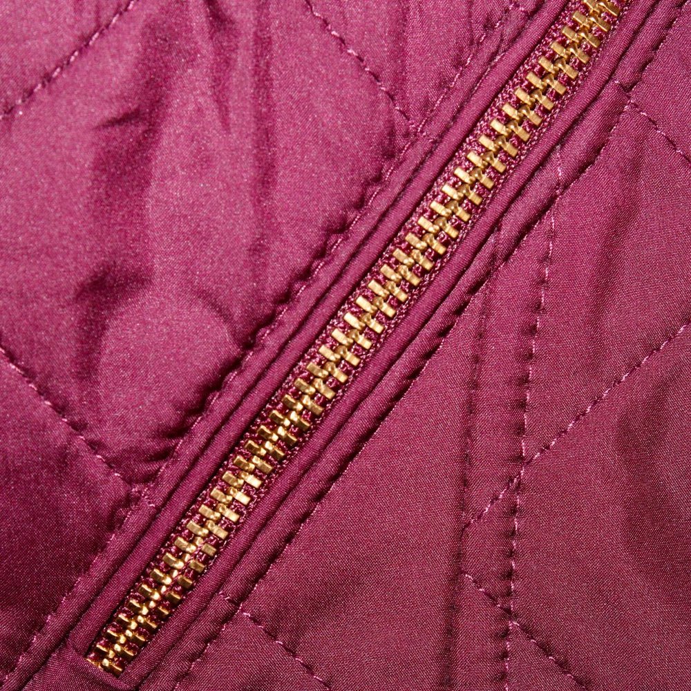 Talbots Maroon Quilted Fleece-Lined Vest - Picture 10 of 16